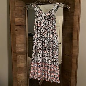 NWT LP halter top in blue and red